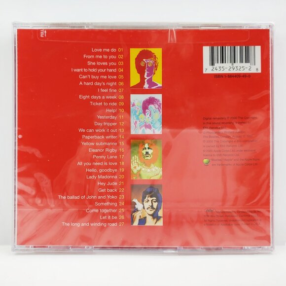 Beatles 1 CD Remastered 27 Hit Singles 2000 Sealed - Picture 3 of 9